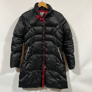 Nike athletic full length puffer jacket